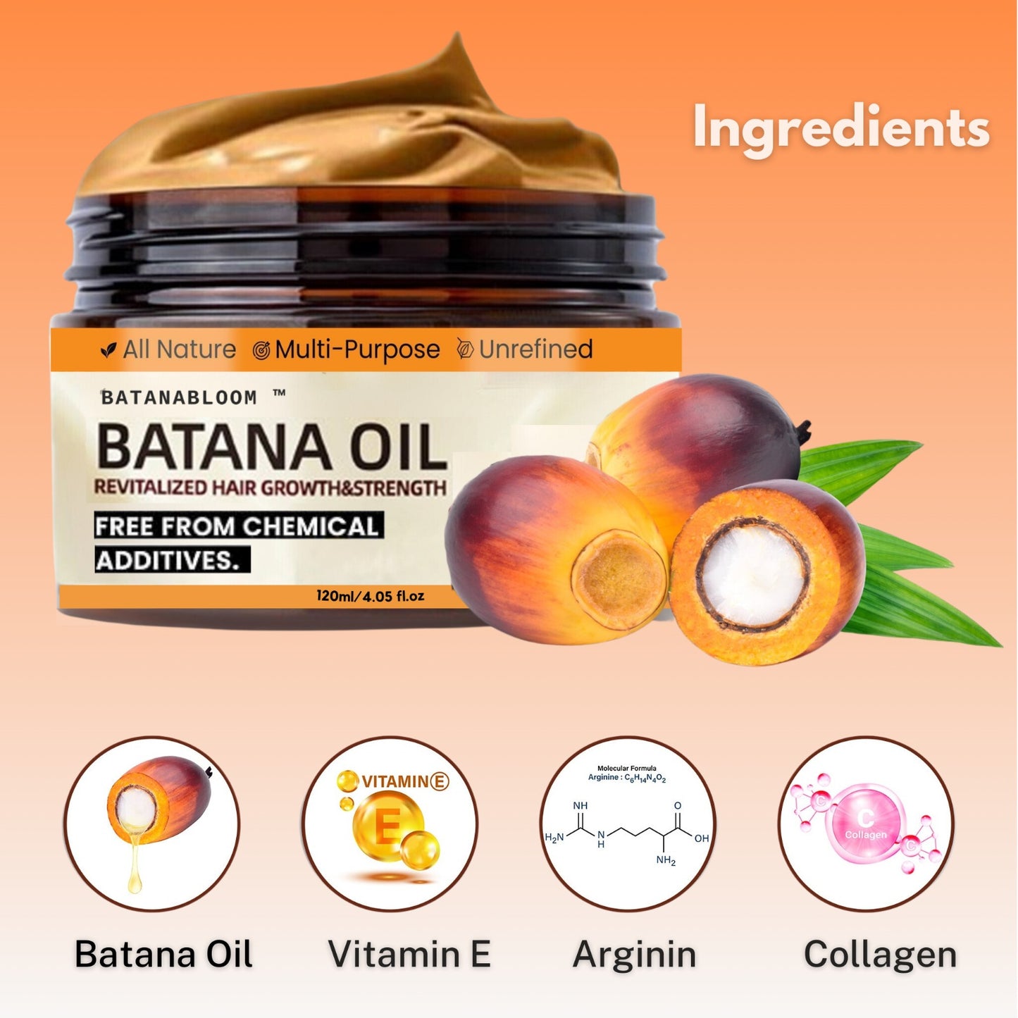 BATANABLOOM™ - Batana Hair Oil – For Strong, Healthy Hair